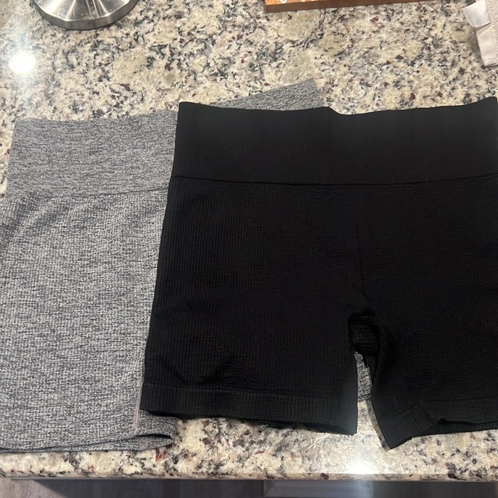 Colsie Ribbed seamless bike shorts